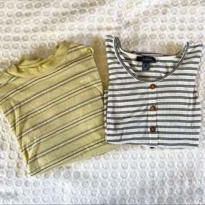 Boho Long Sleeve Patterned Tops Size Medium